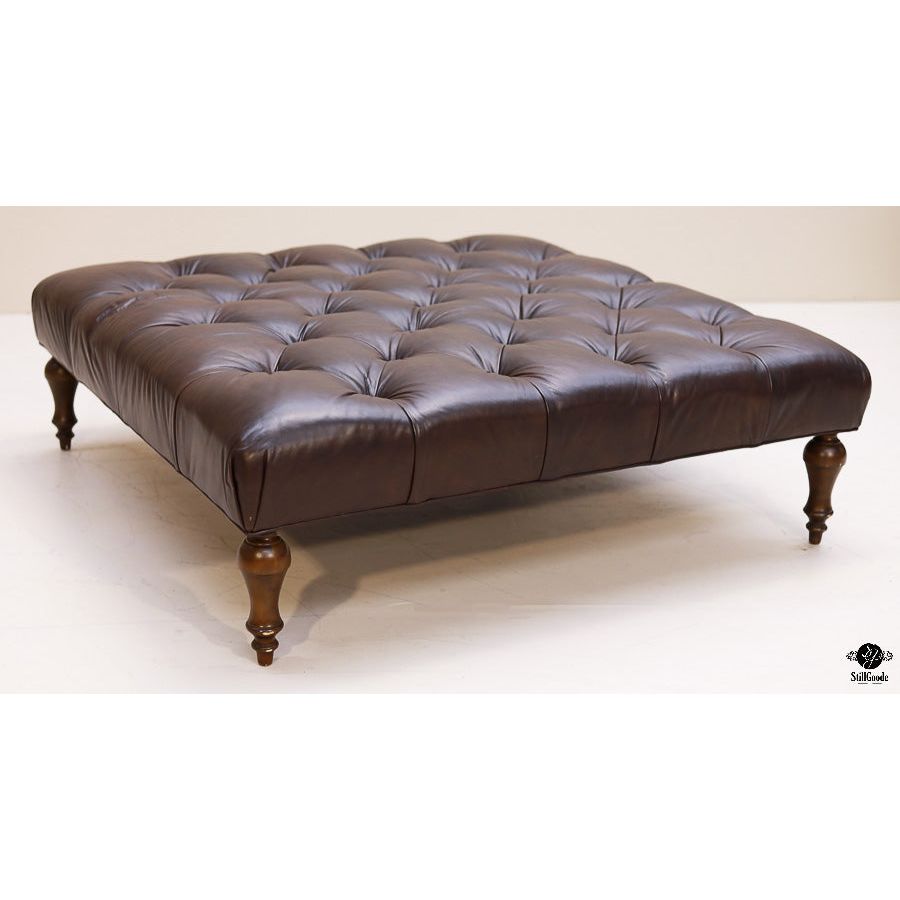 Leather Master Ottoman