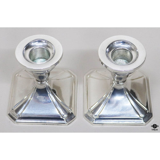 Sterling Candle Holders
