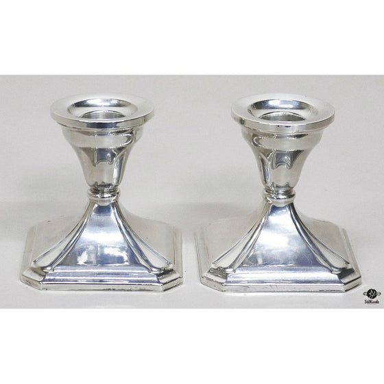 Sterling Candle Holders
