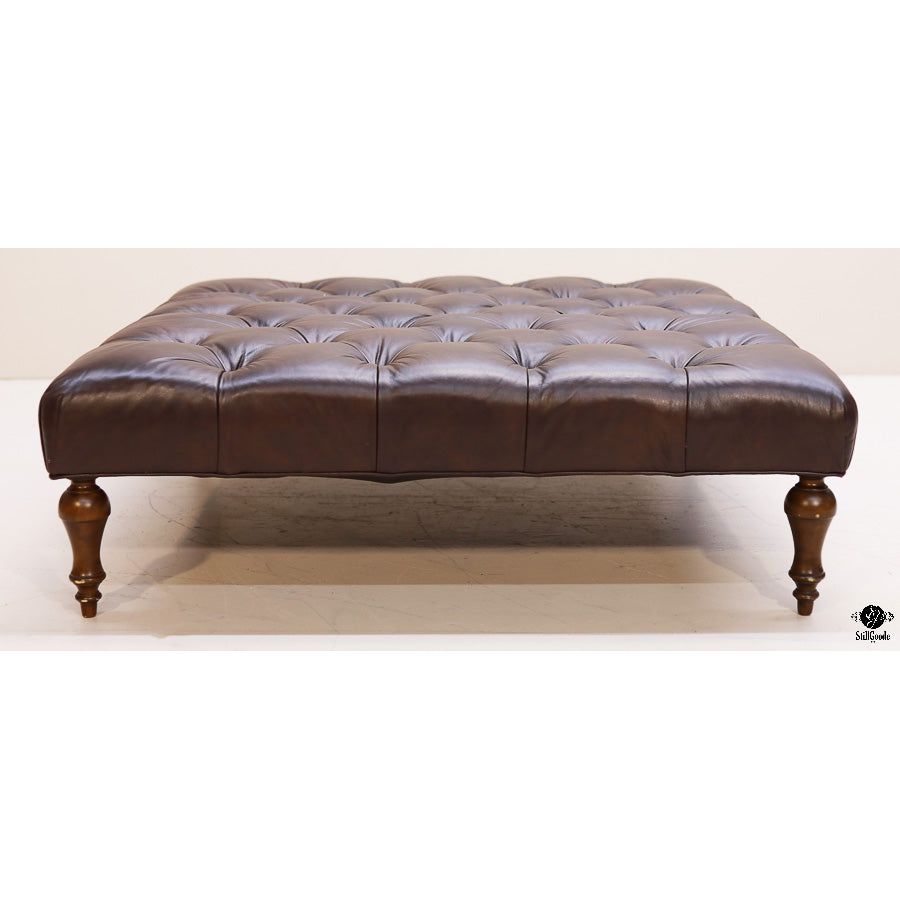 Leather Master Ottoman