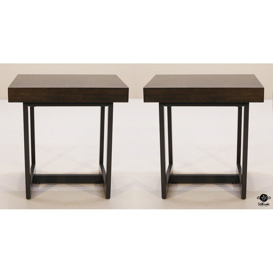 Crate & Barrel End Tables (Pair)