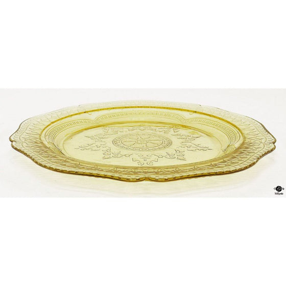 Federal Glass Cake Plate