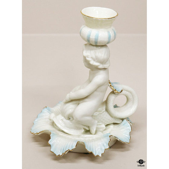 Belleek Candle Holder