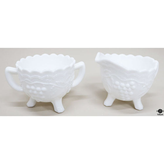 Imperial Glass Creamer & Sugar
