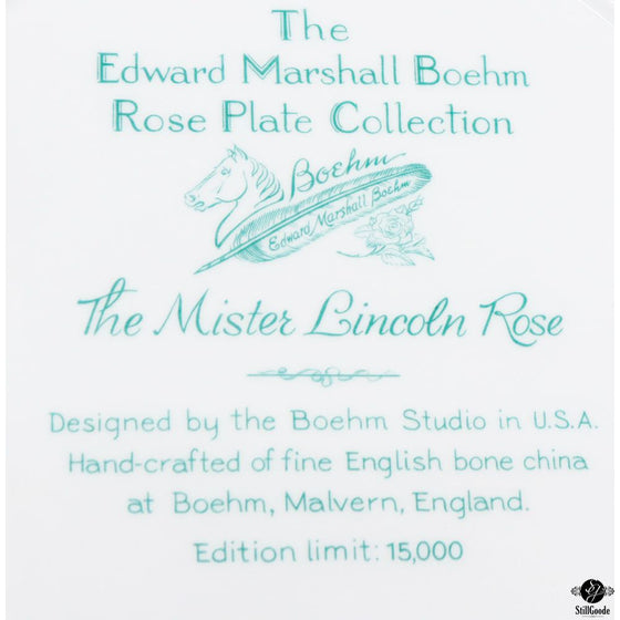 Boehm Decorative Plate