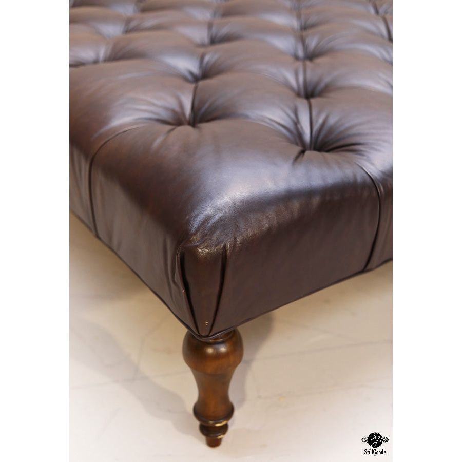 Leather Master Ottoman